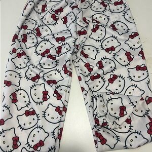 Hello Kitty Kids Pajama Bottoms - White and Red